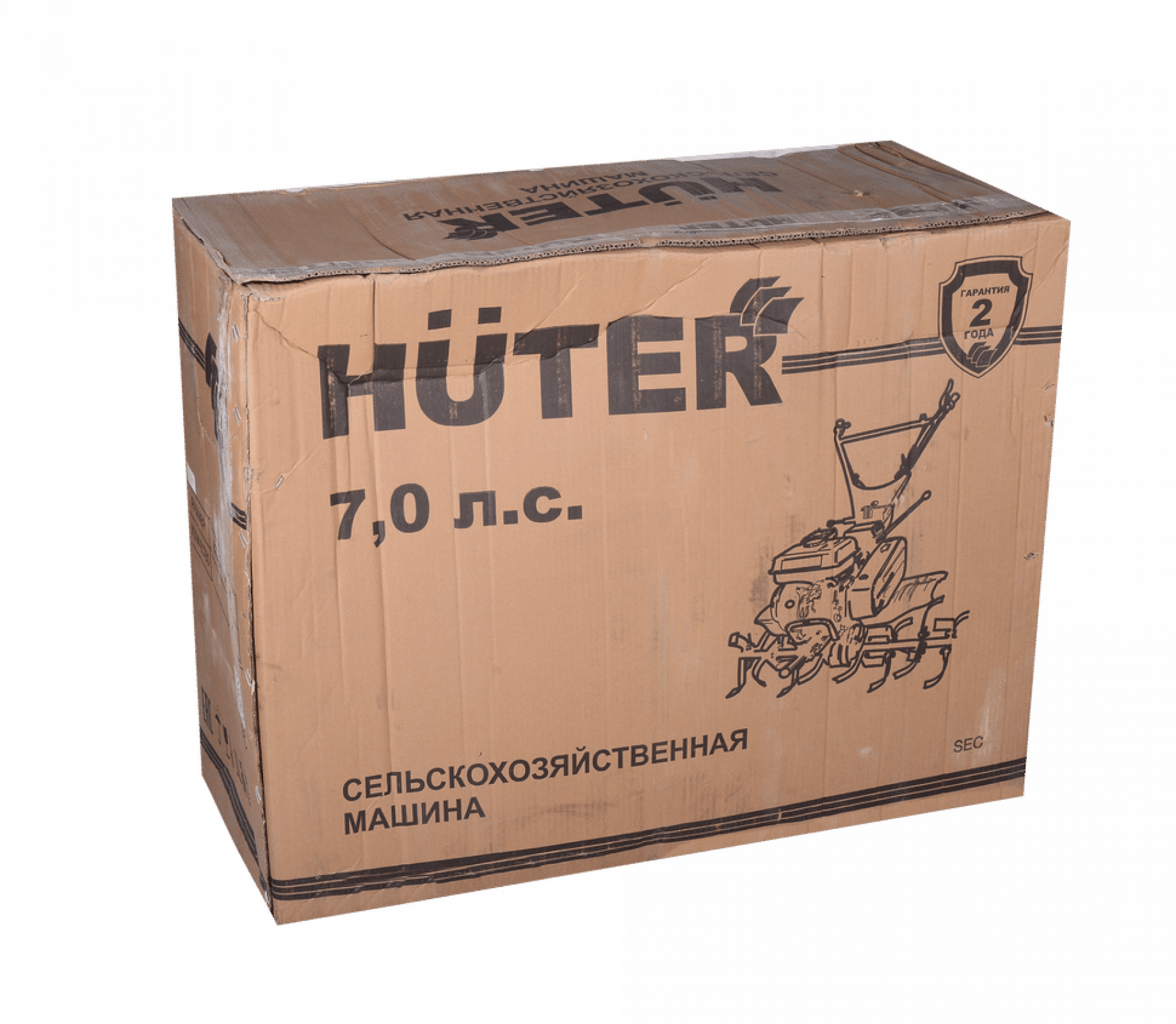Мотоблок HUTER МК-7000P-10-4х2