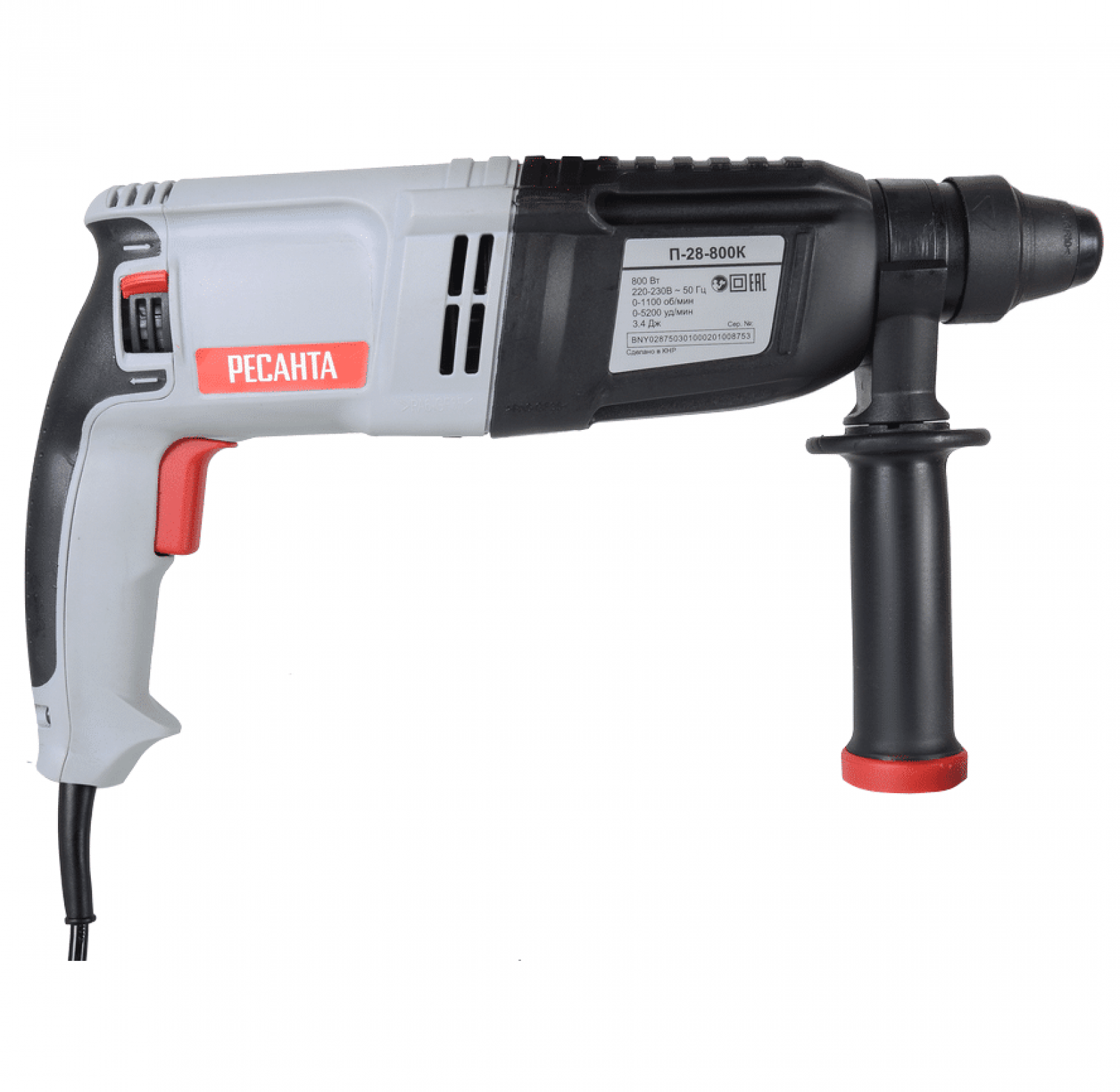 Перфоратор Ресанта П-28-800К