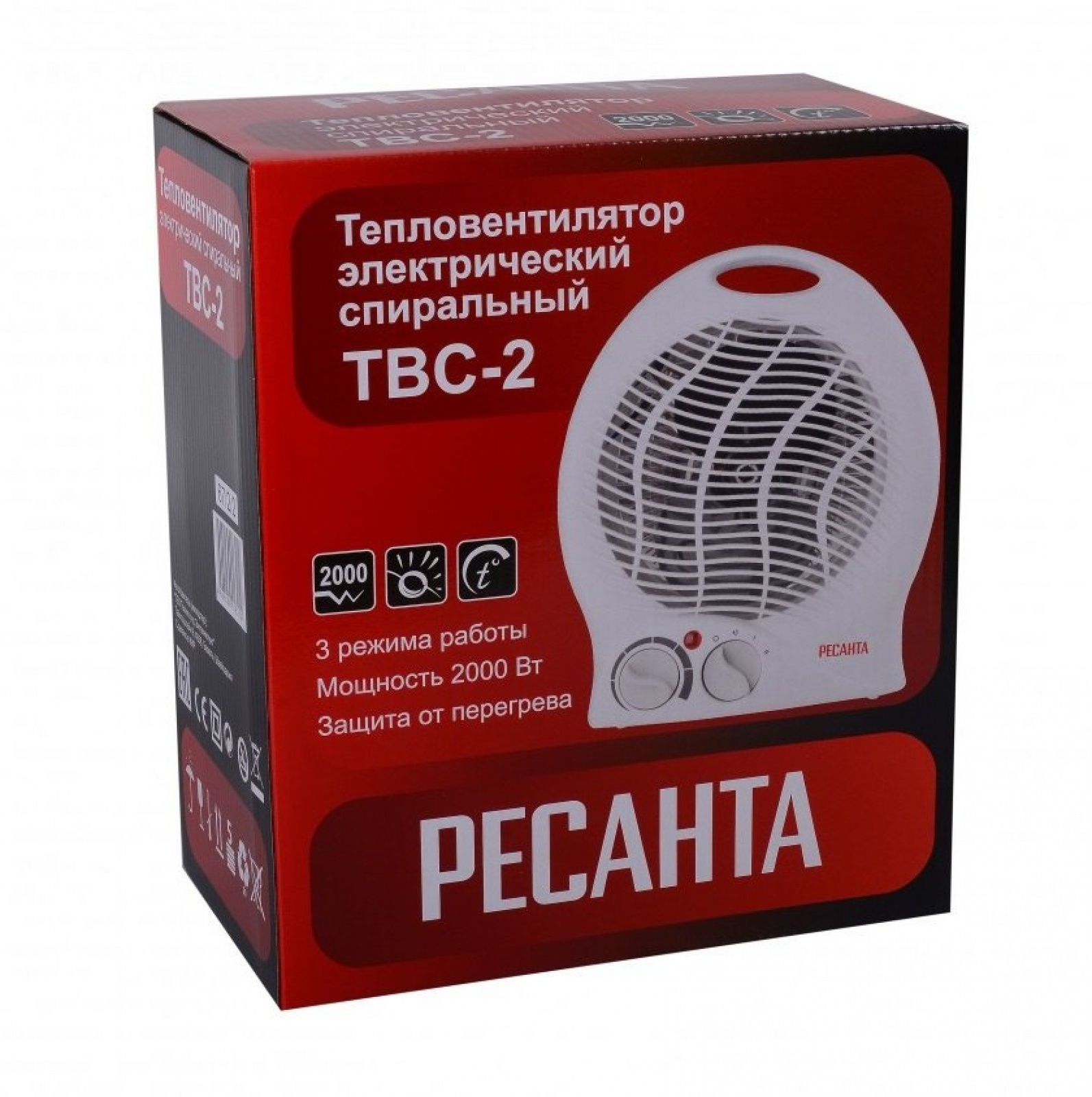 Тепловентилятор РЕСАНТА ТВС-2