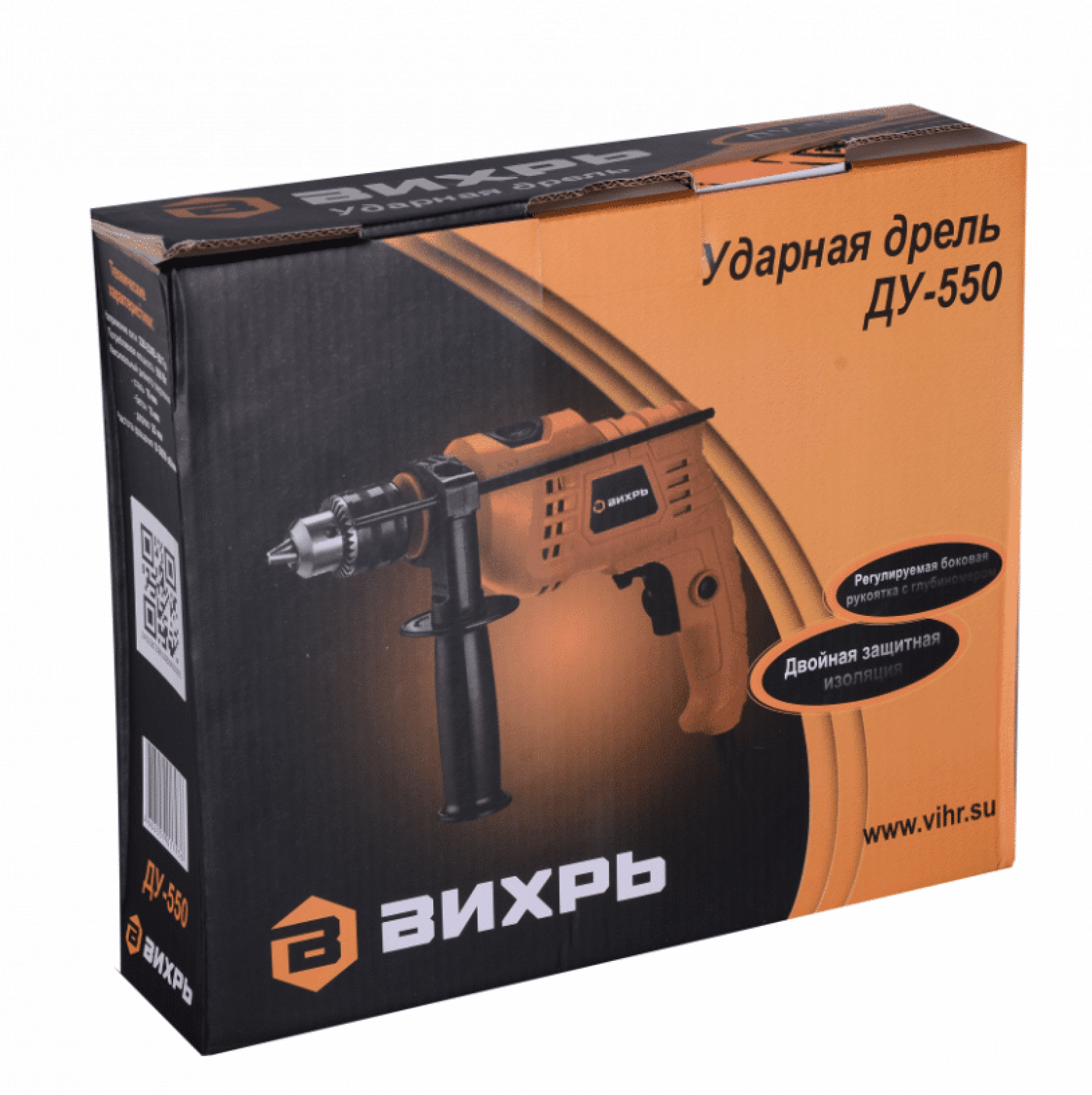 Дрель ударная ВИХРЬ ДУ-550