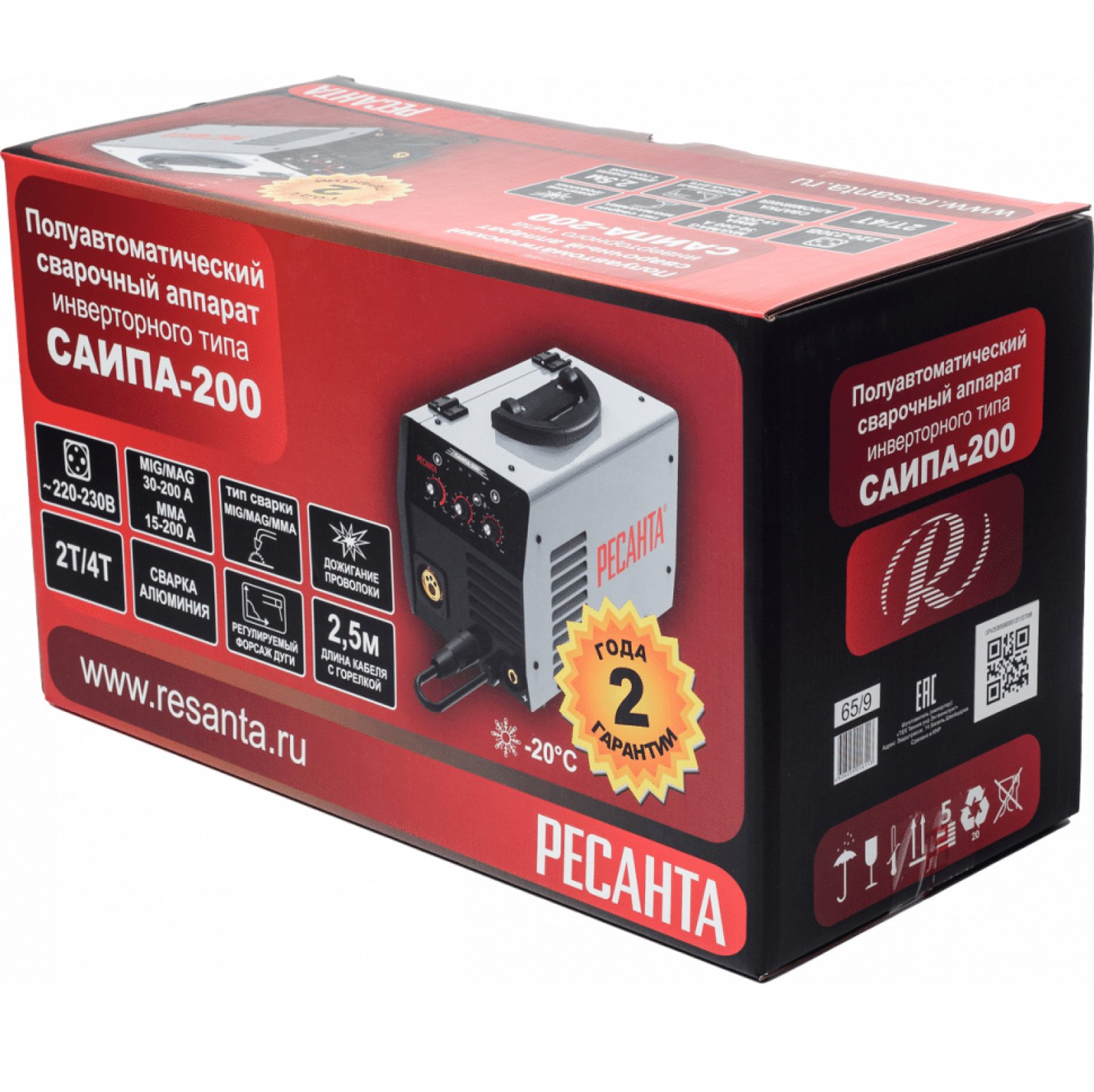 Сварочный полуавтомат РЕСАНТА САИПА-200