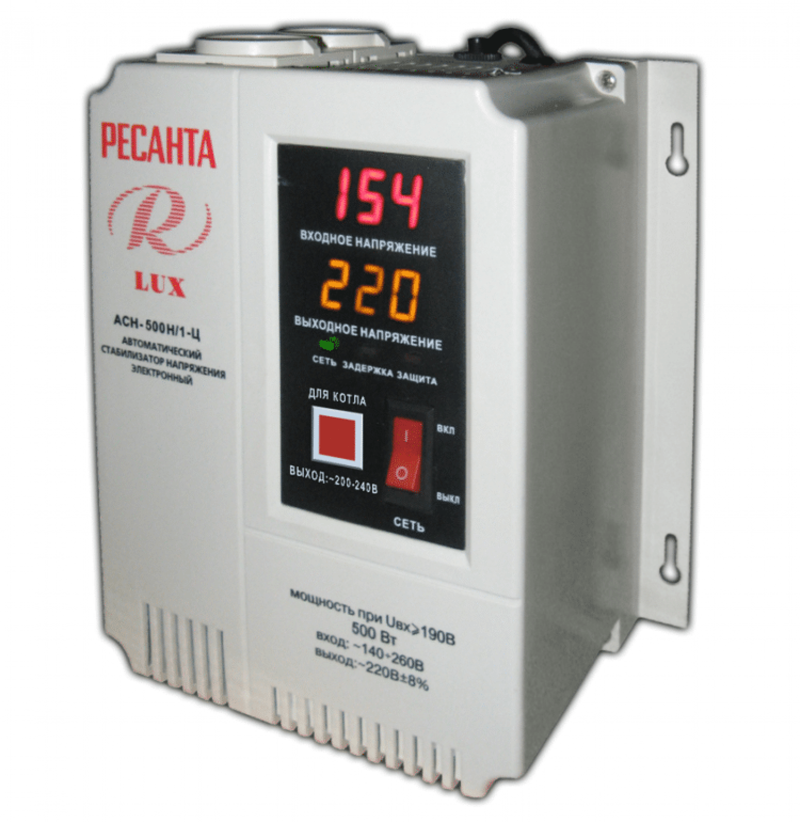 Стабилизатор РЕСАНТА LUX АСН-500Н/1-Ц