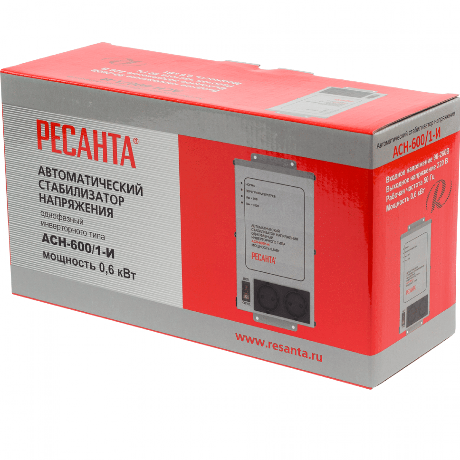 Стабилизатор напряжения Ресанта АСН-600/1-И