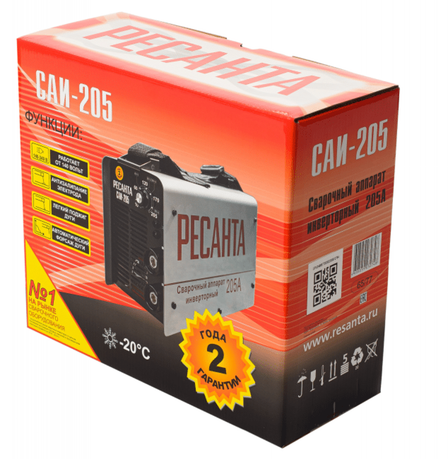 Сварочный аппарат инверторный РЕСАНТА САИ 205