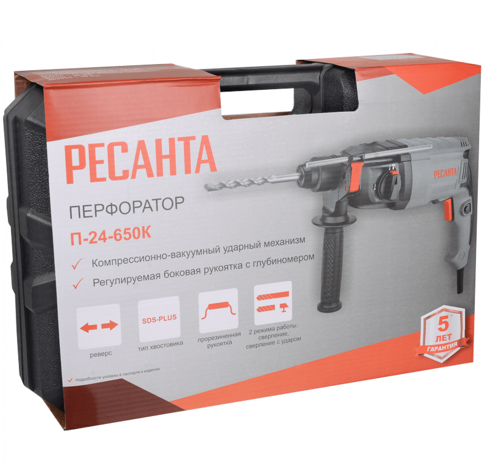 Перфоратор Ресанта П-24-650К