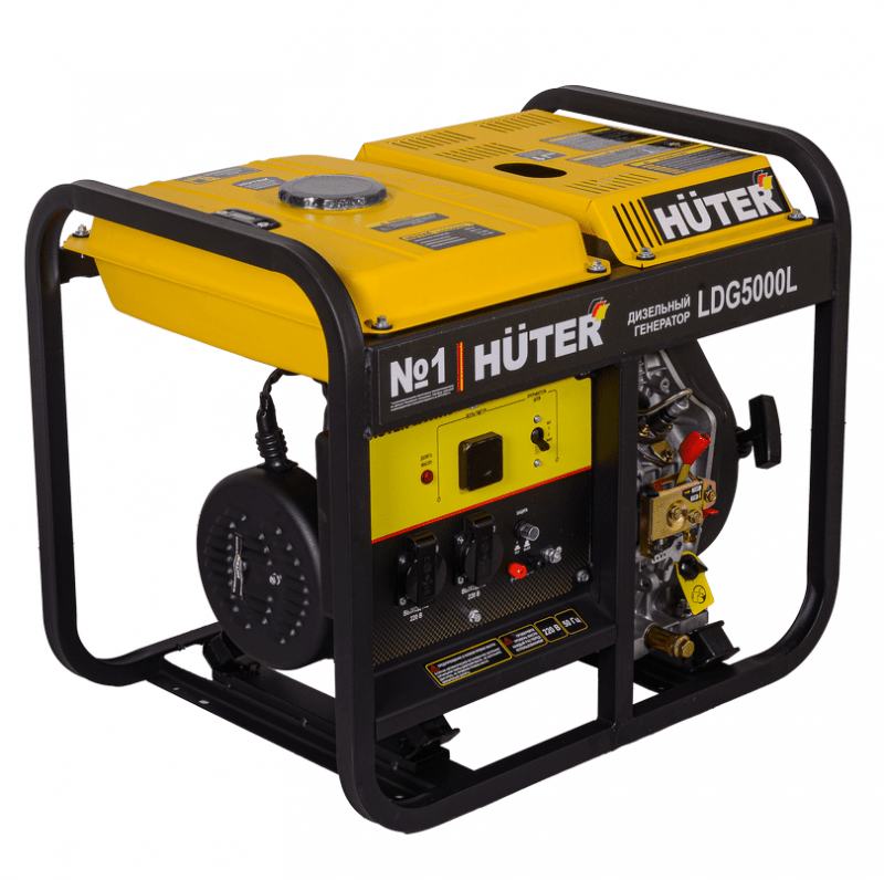 Электрогенератор дизельный HUTER LDG 5000L