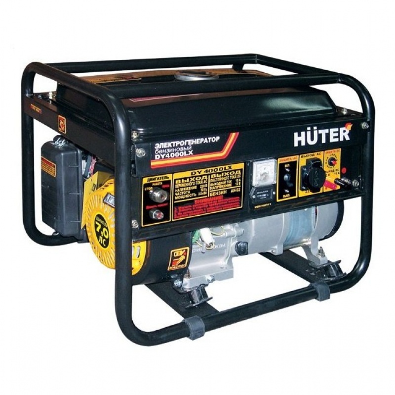 Портативный бензогенератор HUTER DY4000LX