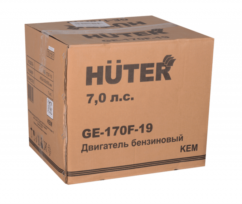 Двигатель бензиновый HUTER GE-170F-19