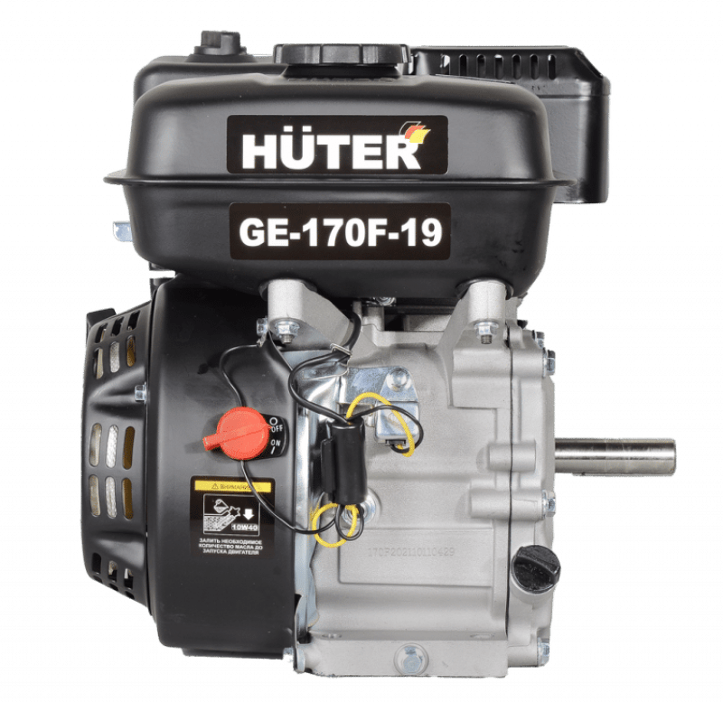 Двигатель бензиновый HUTER GE-170F-19