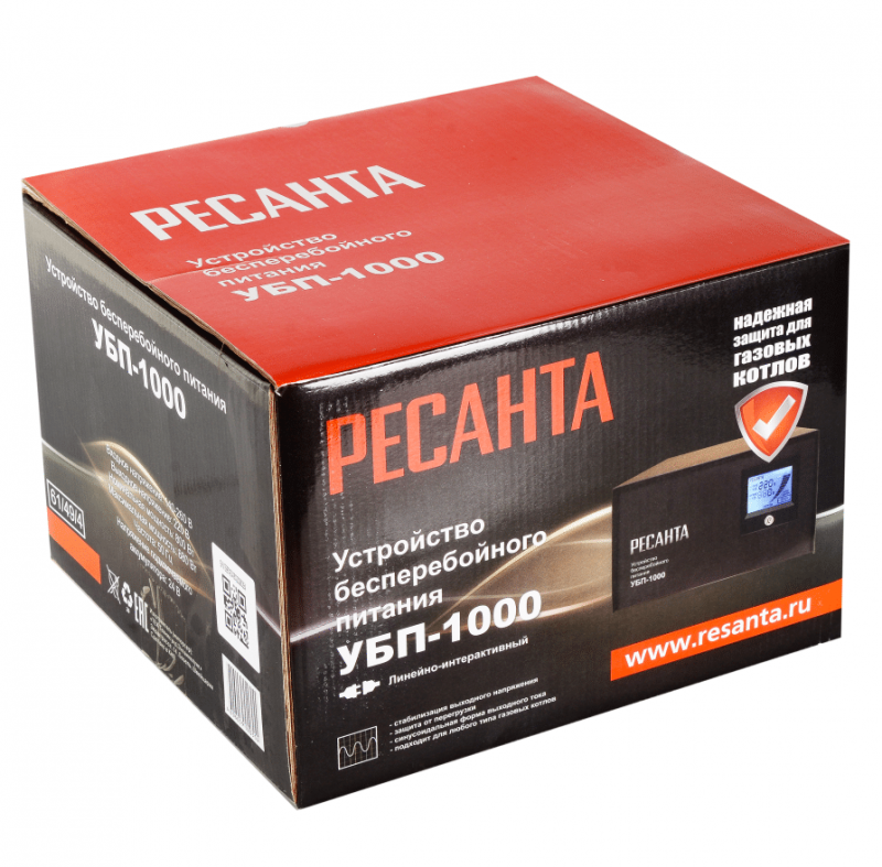Устройство бесперебойного питания Ресанта УБП-1000