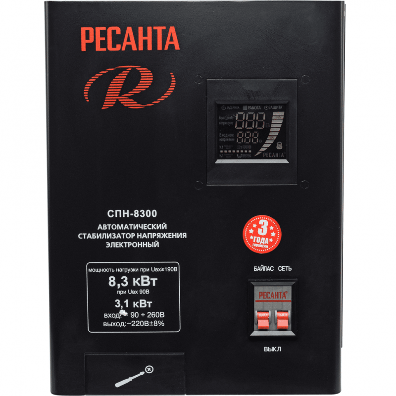 Стабилизатор напряжения РЕСАНТА СПН-8300