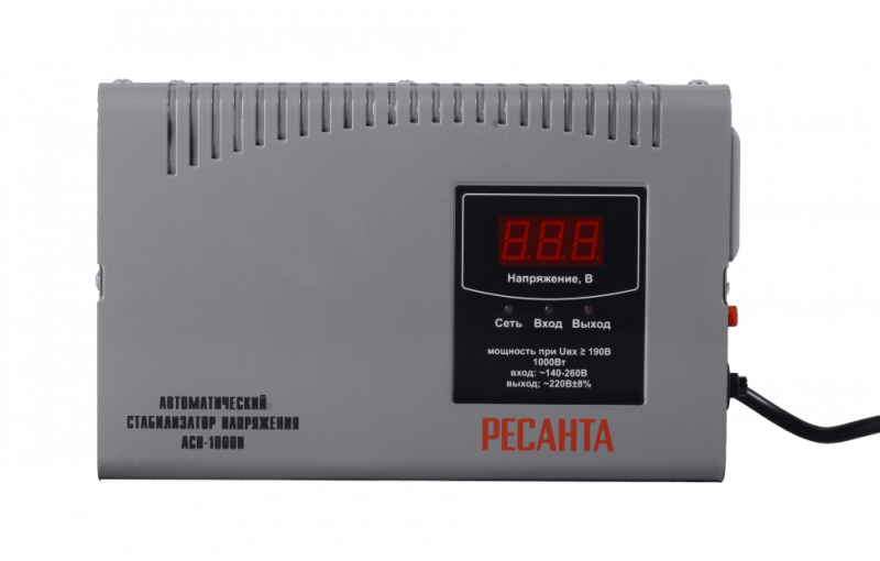 Стабилизатор напряжения РЕСАНТА АСН-1000 Н