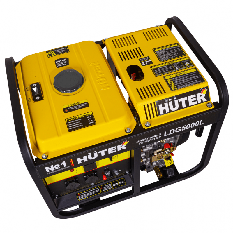 Электрогенератор дизельный HUTER LDG 5000L
