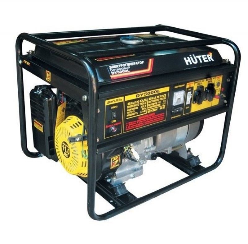 Портативный бензогенератор HUTER DY5000L