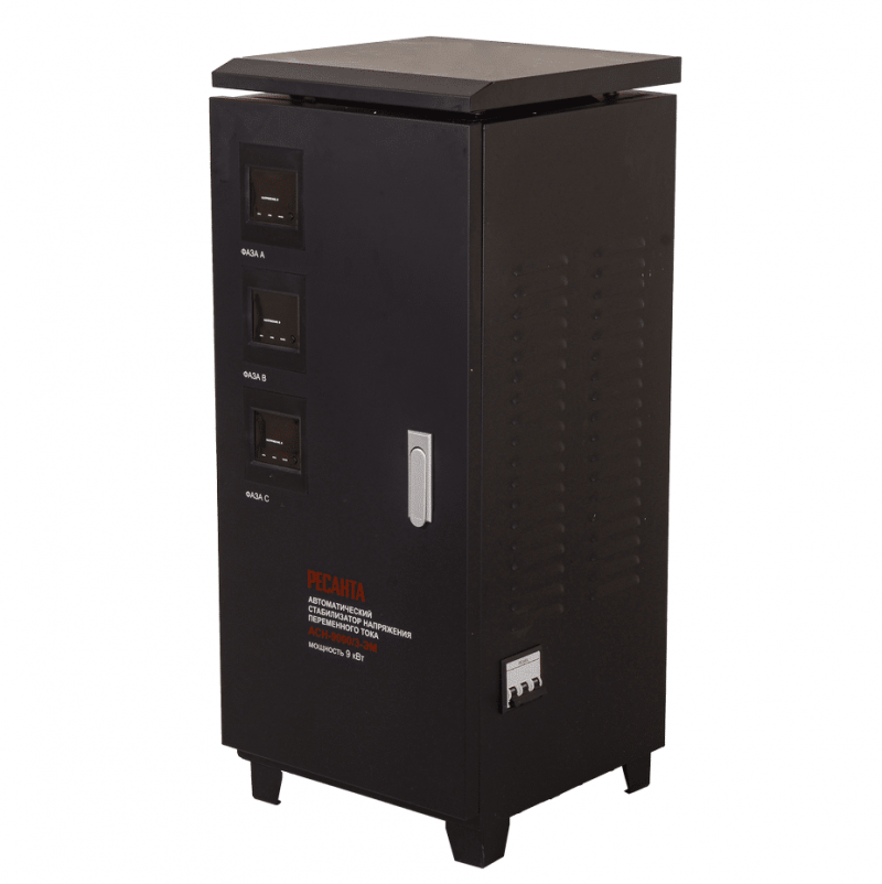 Стабилизатор напряжения РЕСАНТА АСН-9000/3-ЭМ