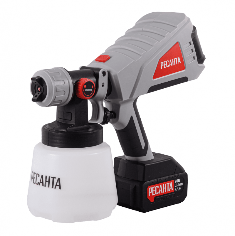 Краскопульт аккумуляторный Ресанта АКП-20Li
