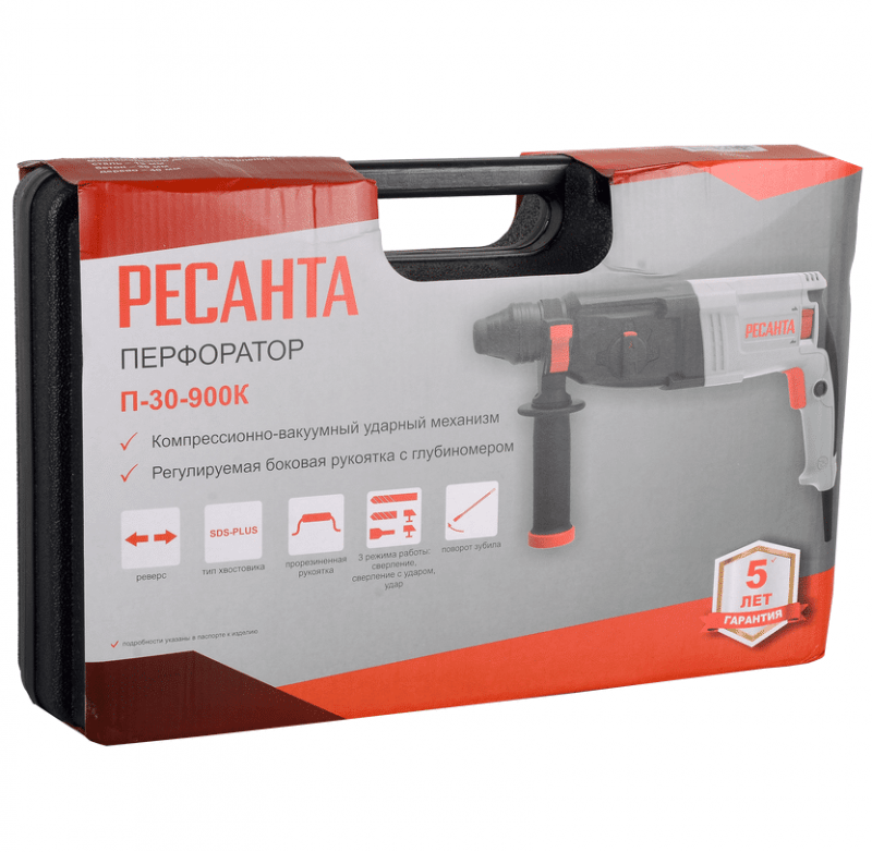 Перфоратор Ресанта П-30-900К