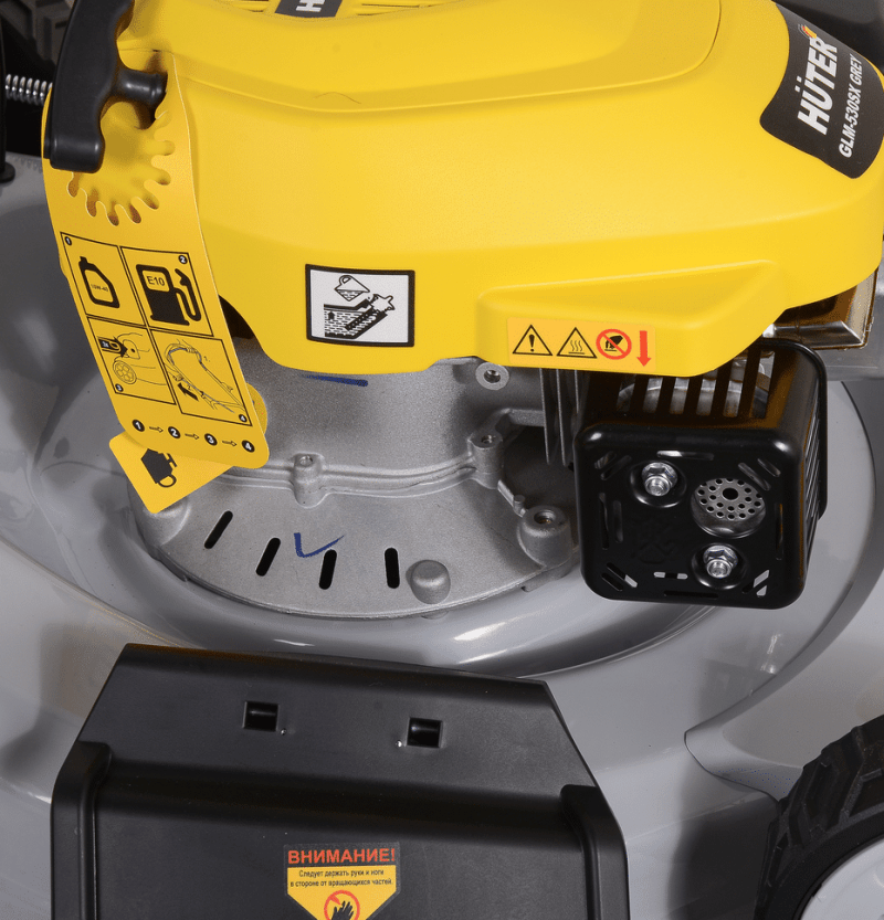 Газонокосилка бензиновая HUTER GLM-530SX Grey