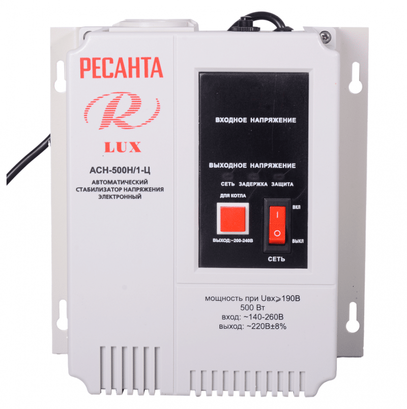 Стабилизатор РЕСАНТА LUX АСН-500Н/1-Ц