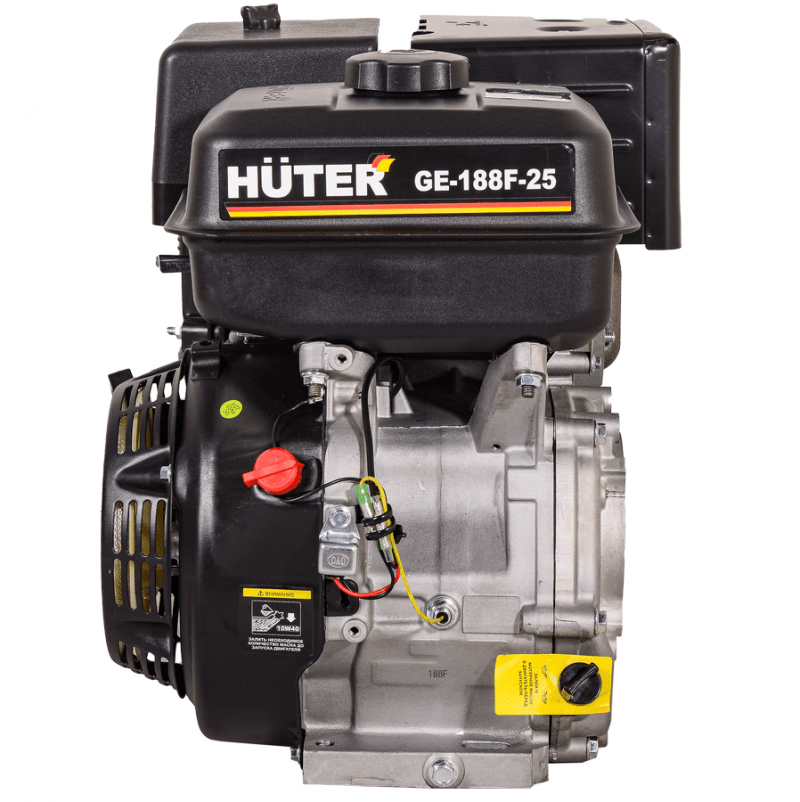 Двигатель бензиновый HUTER GE-188F-25